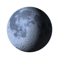 十六夜・寝待月（下弦へ向かう月）